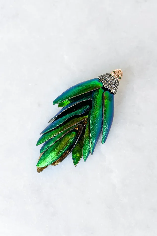 Earrings BIBI VAN DER VELDEN Scarab Bunch Earring
