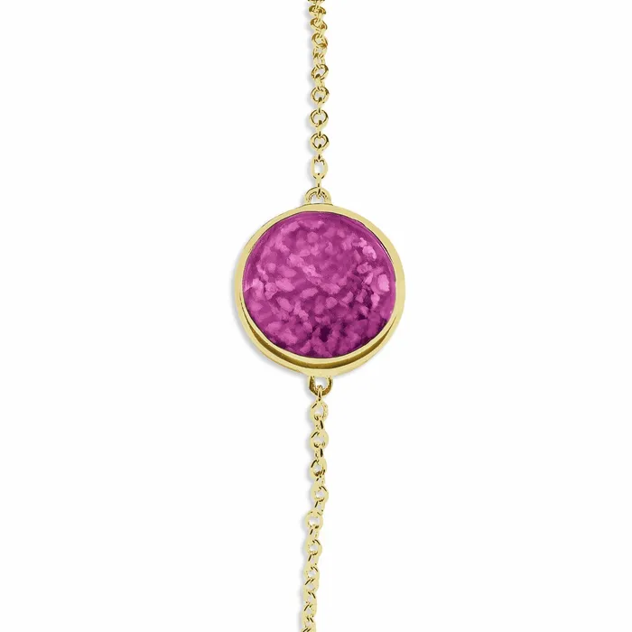 Bracelets EverWith EverWith Ladies Classic Round Memorial Ashes Bracelet