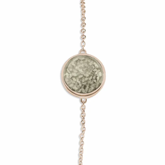 Bracelets EverWith EverWith Ladies Classic Round Memorial Ashes Bracelet