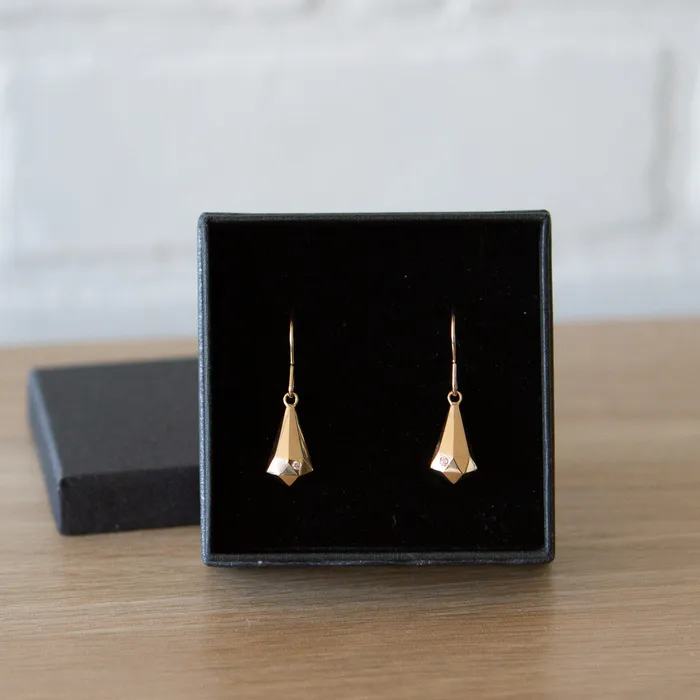 Earrings Corey Egan Gold and Diamond Crystal Fragment Earrings