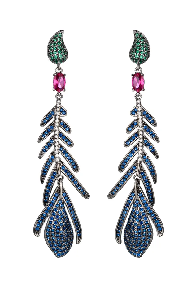 Earrings Eye Candy LA Jila Statement Earring