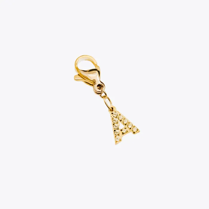 Initial Charm Bar Chanelle Charms WATERPROOF Wholesale Jewelry Charm Necklaces