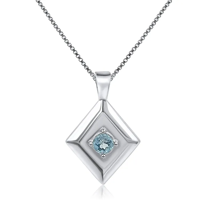 Necklaces Uniquelan Jewelry Natural Topaz Pendant Necklace