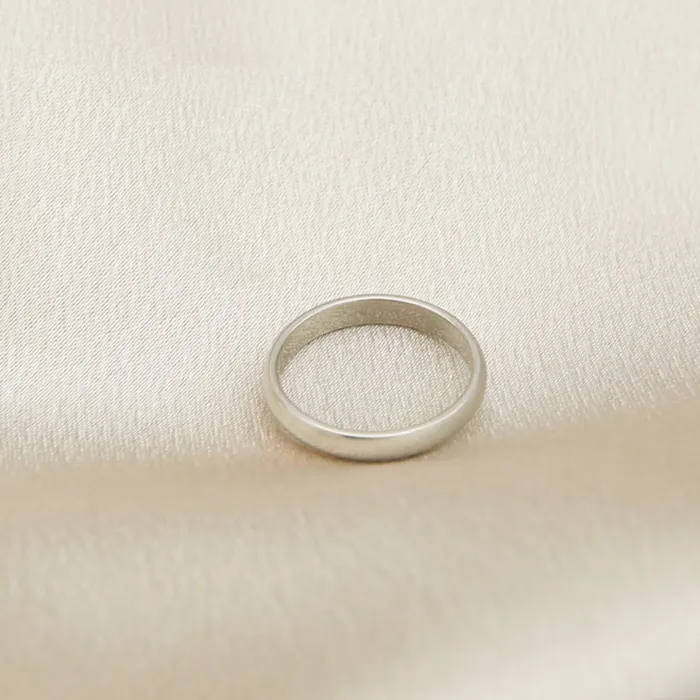 Rings Cival Vintage Antique Antique 10K White Gold Band Sz 55