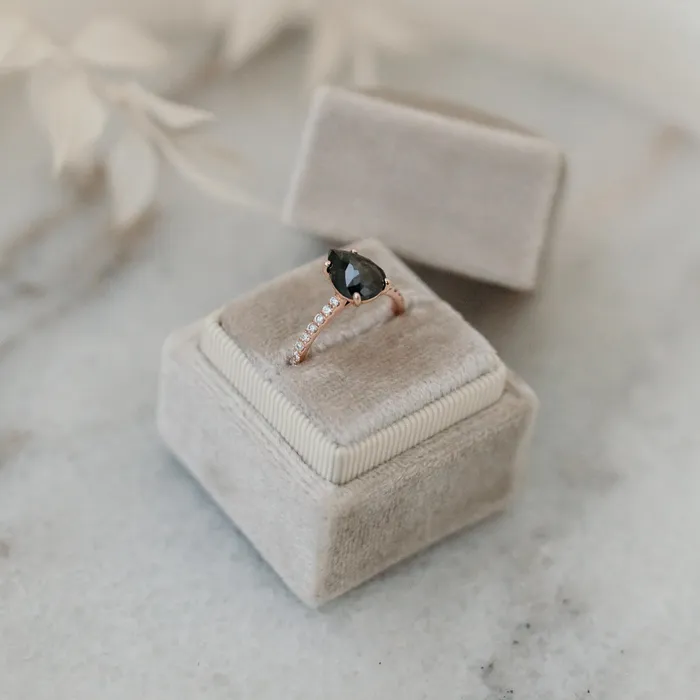 VENVS Rings The Calisto 14k White Size 105 Stone HX21 Sand Dune Ring Box Custom Engraving 0 VENVS Rings The Calisto 14k White Size 105 Stone HX21 Sand Dune Ring Box Custom Engraving 0